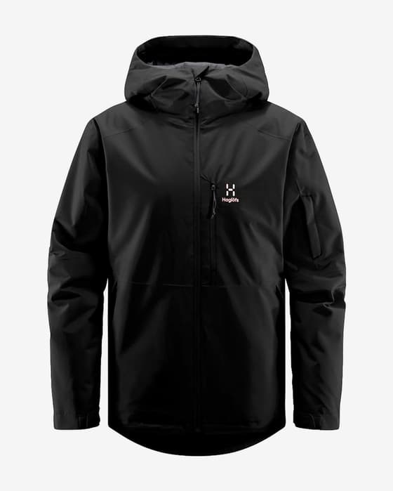 Haglöfs Gondol Insulated Kapuzenjacke Schwarz