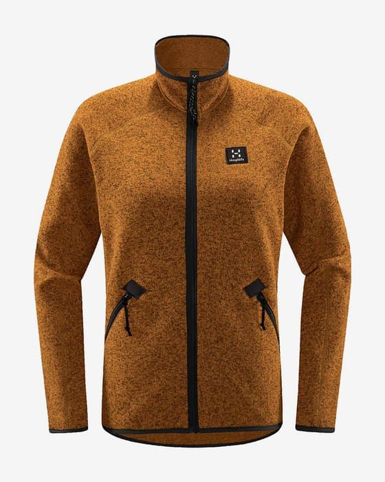 Haglöfs Risberg Damen Fleecejacke braun/gold