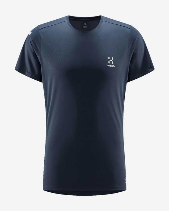 Camiseta Haglöfs L.I.M Tech manga corta azul océano