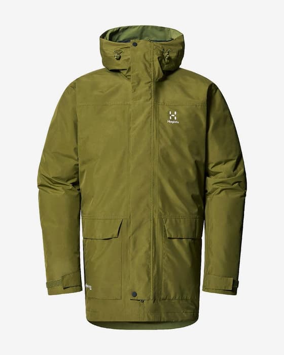 Chaqueta con capucha Haglöfs Asp 3-in-1 GORE-TEX verde oliva