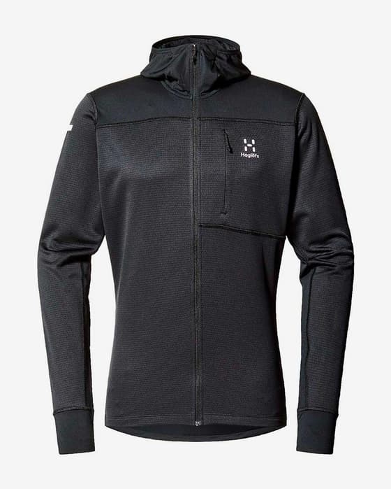 Sudadera con capucha Haglöfs L.I.M Mid Multi negro