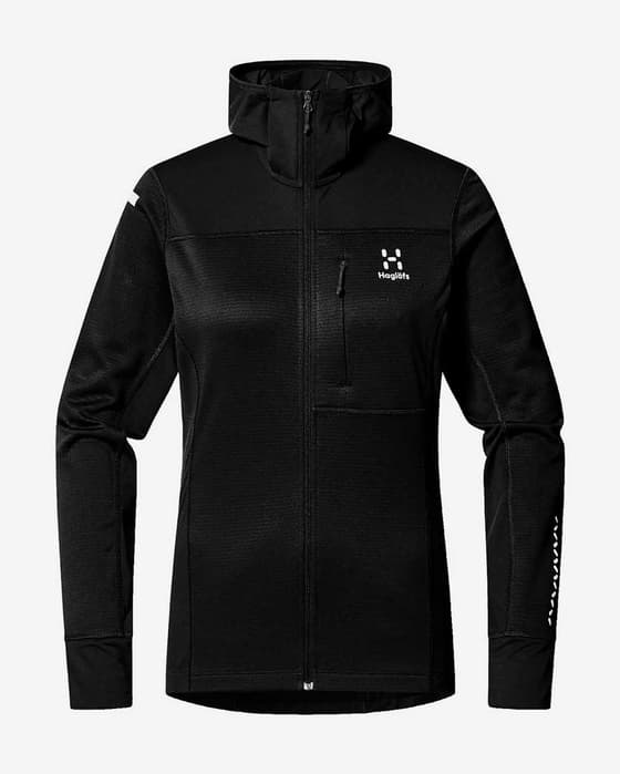 Sudadera con capucha Haglöfs L.I.M Mid Multi negro mujer