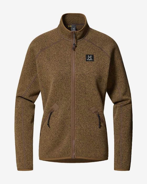 Chaqueta fina Haglöfs Risberg marrón profundo mujer