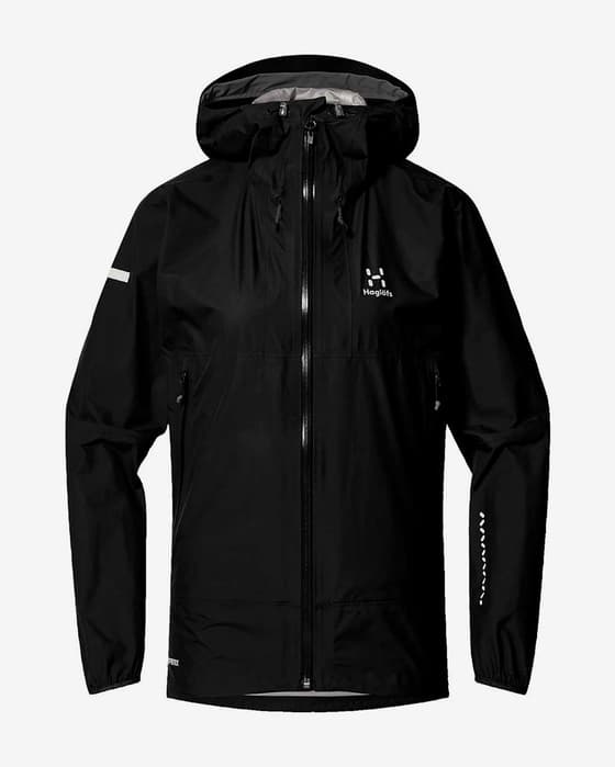 Chaqueta con capucha Haglöfs L.I.M GORE-TEX II Paclite negro mujer