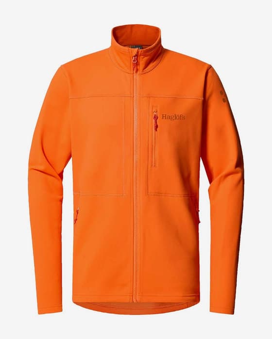 Chaqueta fina Haglöfs Rosson Mid naranja mate
