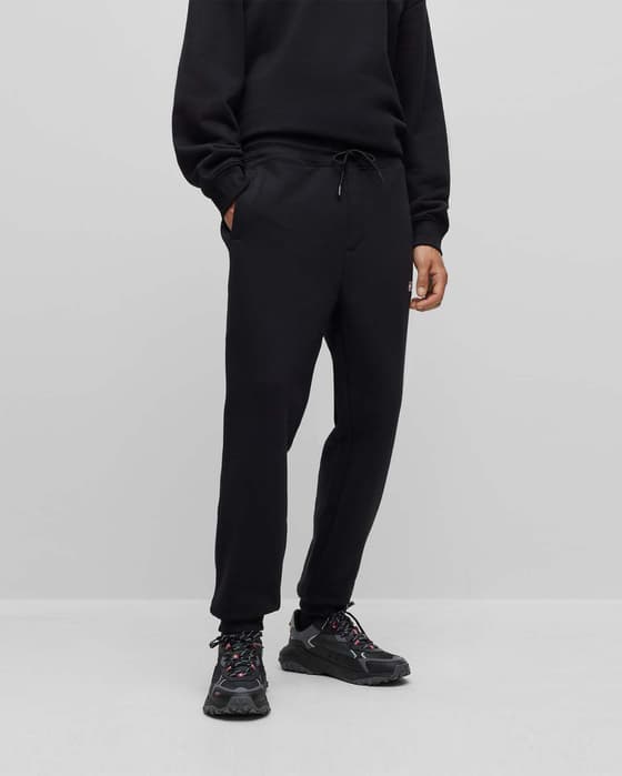 Pantalón largo HUGO Drokko negro blanco rojo
