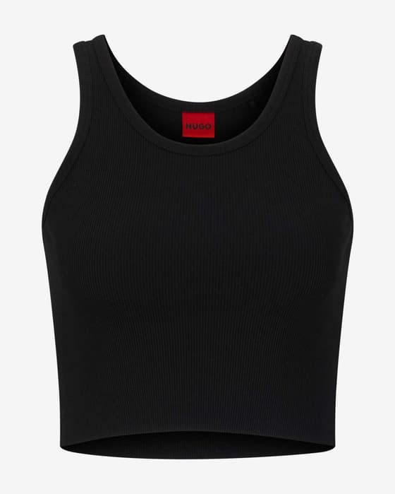 Camiseta HUGO Dalilly tirantes negro mujer