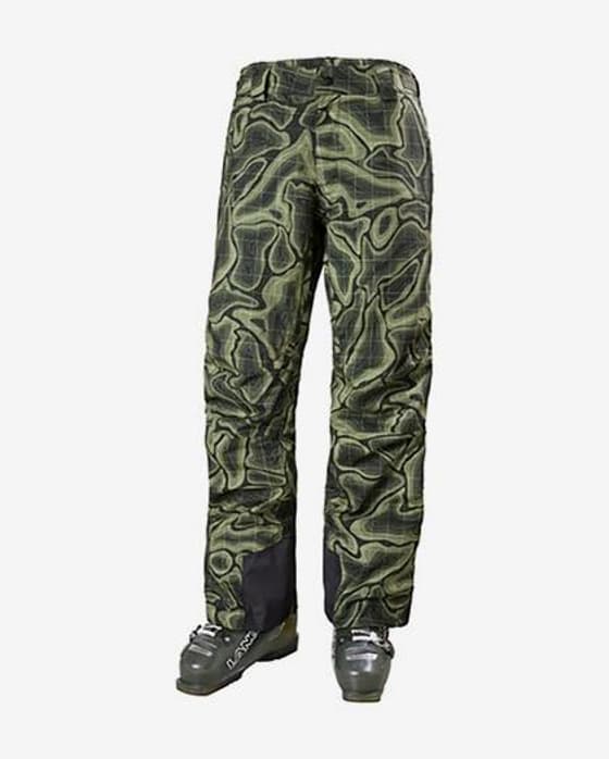 Pantalón largo Helly Hansen Can Legendary Eco Full Zip verde oscuro negro