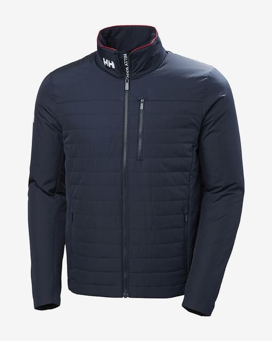 Chaqueta Helly Hansen Crew Insulator PrimaLoft 2.0 azul marino blanco