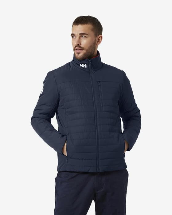 Helly Hansen Crew Insulator PrimaLoft Jacket 2.0 Navy Blue White