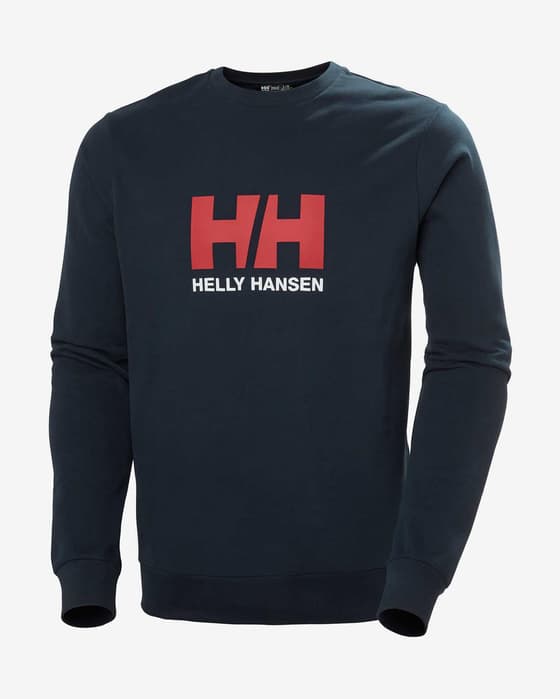 Helly Hansen Logo Crew 2.0 Sweatshirt navy blue red