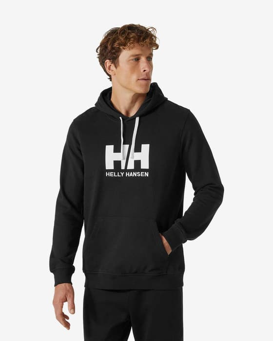 Sudadera con capucha Helly Hansen Logo negro