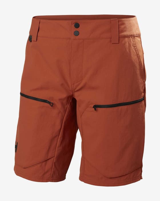 Pantalón corto Helly Hansen Crewline Cargo 2.0 rojo anaranjado