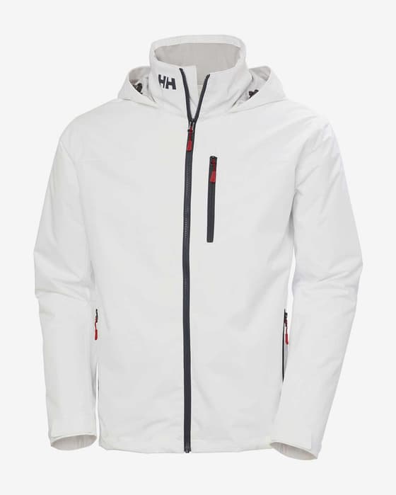Giacca con cappuccio Helly Hansen Crew Midlayer 2 bianca