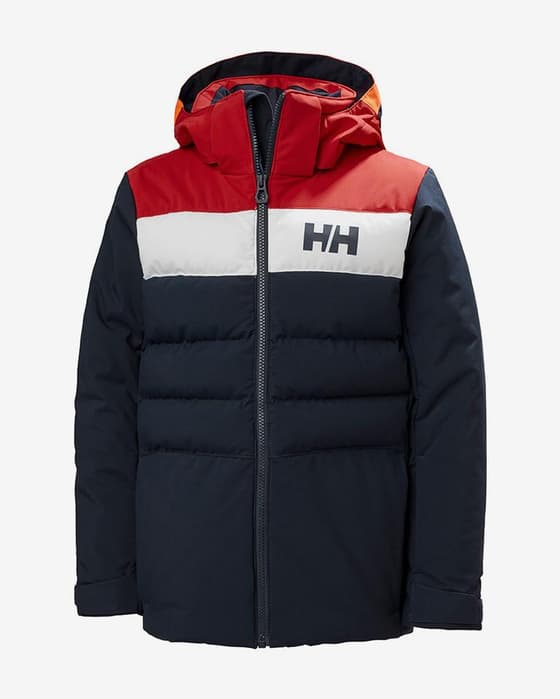 Chaqueta Helly Hansen Cyclone RECCO negro rojo blanco infantil