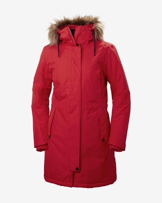 Giacca Helly Hansen Mayen Parka PrimaLoft rosso donna