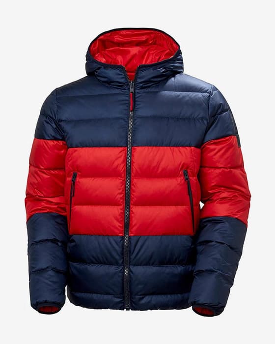 Giacca Helly Hansen Rwb Revertible Down PrimaLoft blu navy rosso