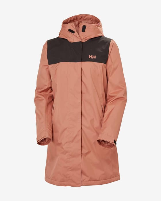 Chaqueta con capucha Helly Hansen Vancouver Fleece Lined naranja pálido mujer