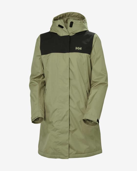 Chaqueta con capucha Helly Hansen Vancouver Fleece Lined verde mujer