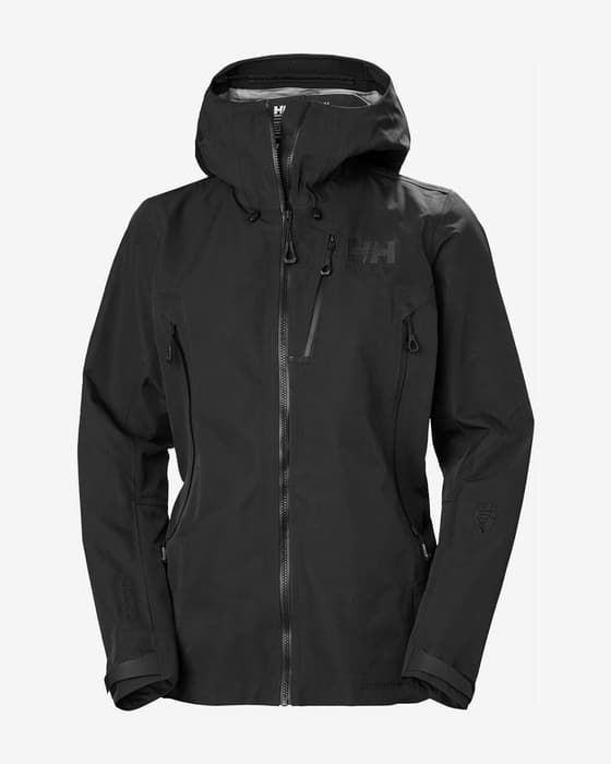 Chaqueta con capucha Helly Hansen Odin 9 World Infin Shell negro mujer