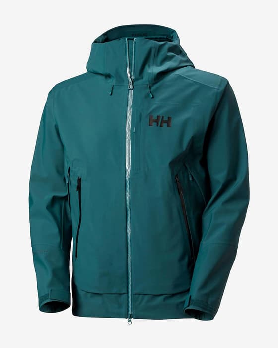 Chaqueta con capucha Helly Hansen Verglas Backcountry Ski Shell verde oscuro