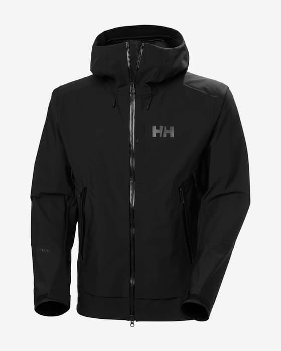 Chaqueta con capucha Helly Hansen Verglas Backcountry Ski Shell negro