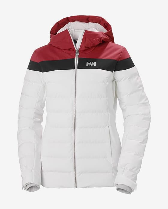 Chaqueta Helly Hansen Imperial Puffy RECCO blanco rojo azul marino mujer