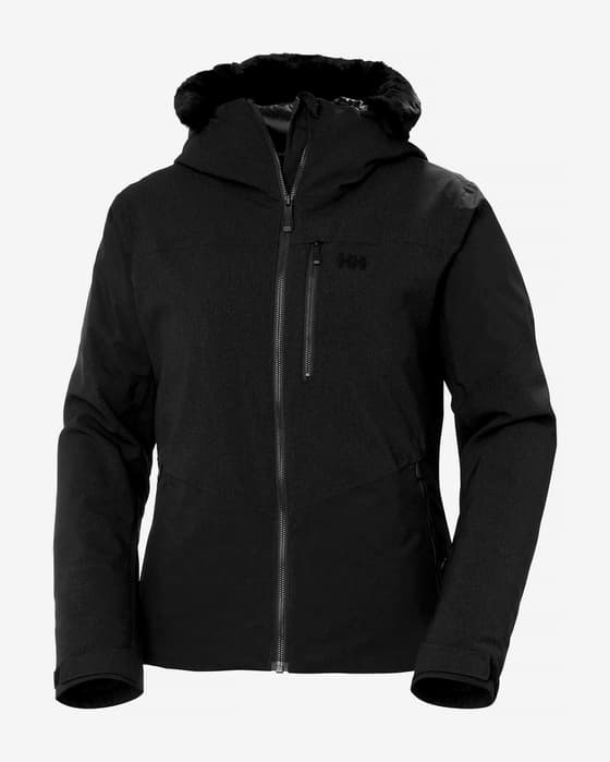 Chaqueta con capucha Helly Hansen Valdisere 2.0 PrimaLoft negro carbón mujer