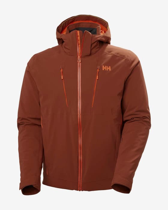 Chaqueta con capucha Helly Hansen Alpha 4.0 marrón caramelo