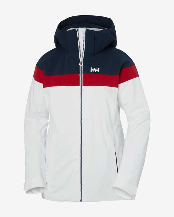 Chaqueta con capucha Helly Hansen Motionista Lifaloft blanco mujer