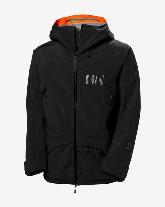 Chaqueta con capucha Helly Hansen Sogn Evo Shell negro