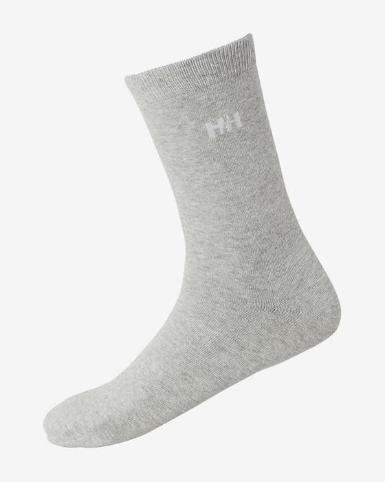 Calcetines Helly Hansen Everyday Cotton gris claro (3 pares)