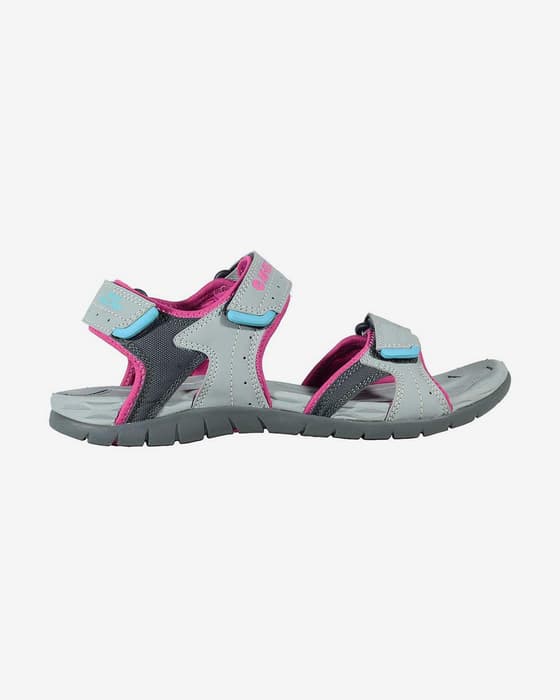 Sandales Hi-Tec Kuriles gris clair rose femme