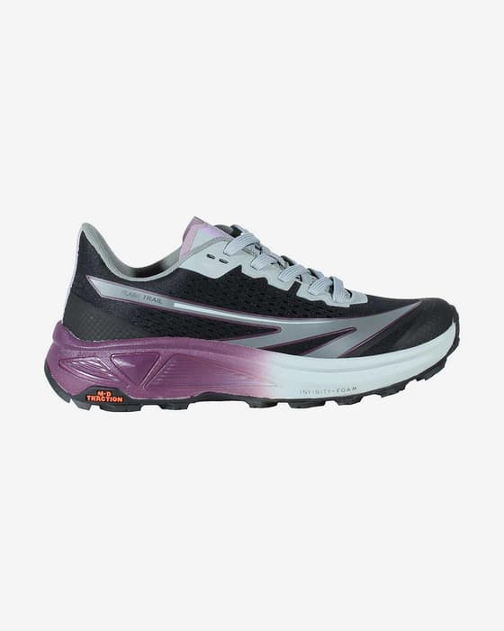 Zapatillas Hi-Tec Flash Trail negro gris violeta mujer
