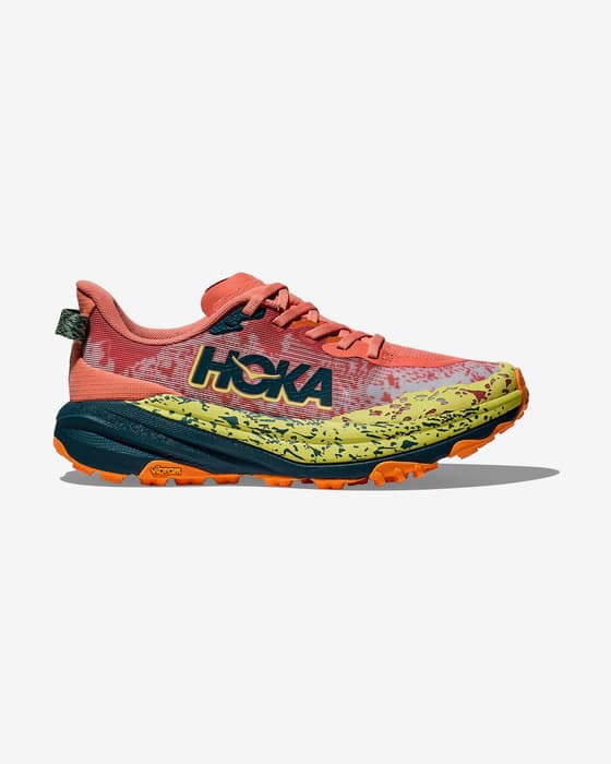 Zapatillas HOKA Speedgoat 6 rojo amarillo mujer