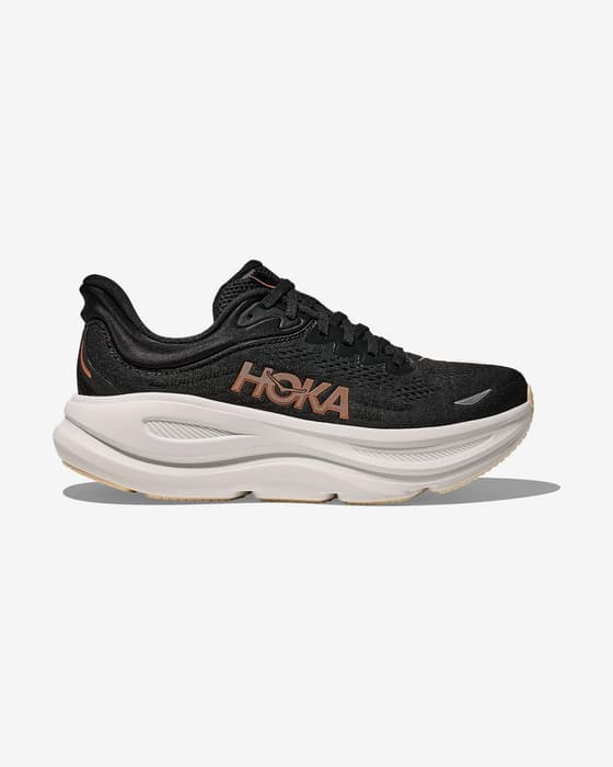 HOKA Bondi 9 Damen Laufschuhe schwarz/braun