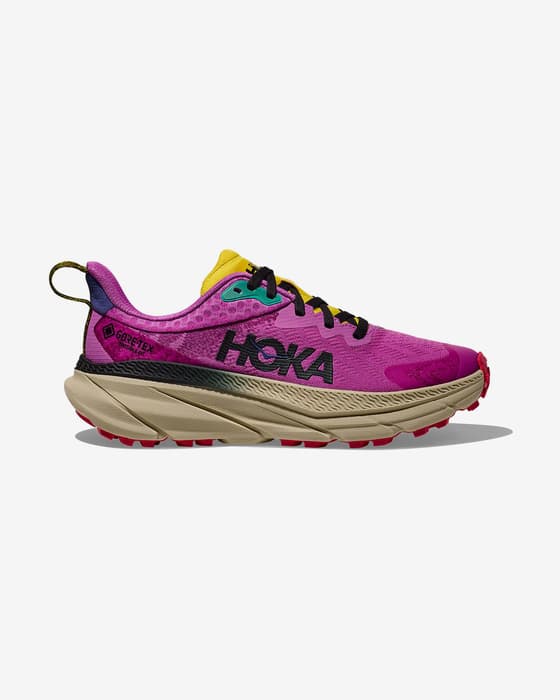 Zapatillas HOKA Challenger 7 GORE-TEX rosa beige mujer