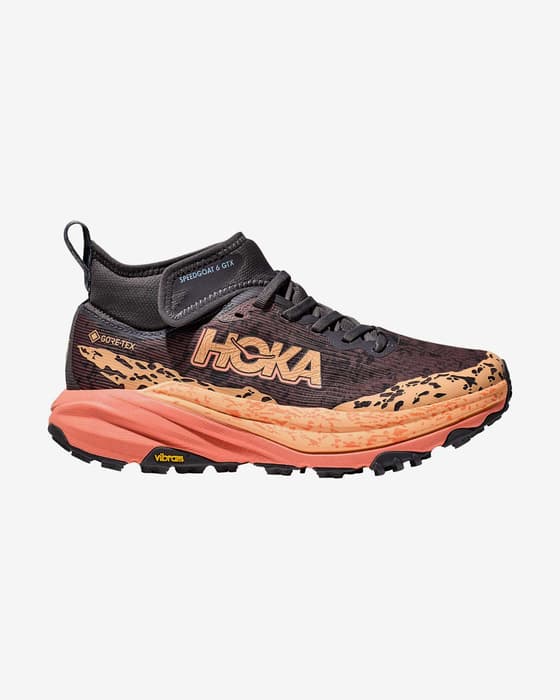 Zapatillas HOKA Speedgoat 6 Mid GORE-TEX negro rosa mujer