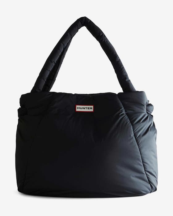 Bolsa Hunter Intrepid Puffer negro mujer