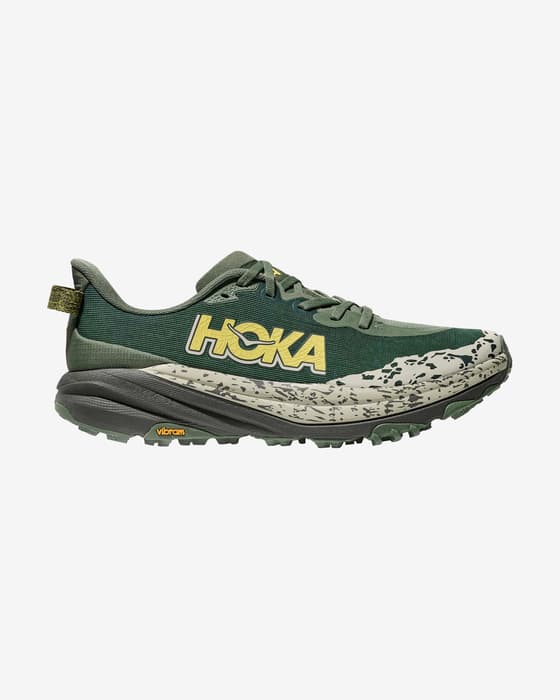 HOKA Speedgoat 6 Wide shoes green yellow