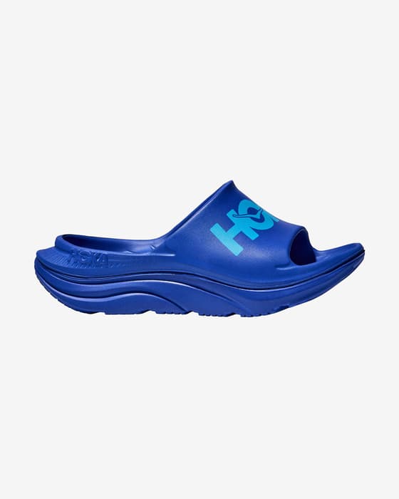 Chanclas HOKA Ora Recovery Athletic Slide azul eléctrico