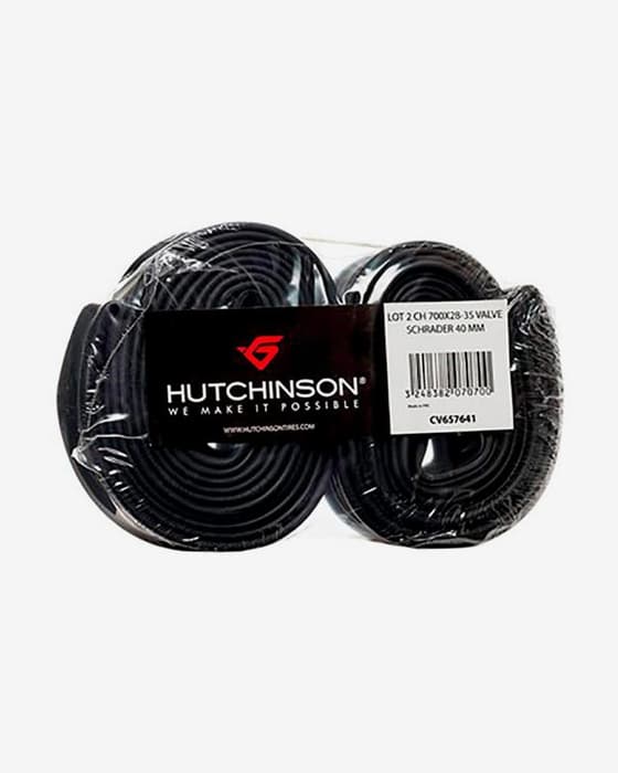 Pack cámaras Hutchinson 27.5x1.70-2.35 válvula Schrader 40 mm 2 unidades