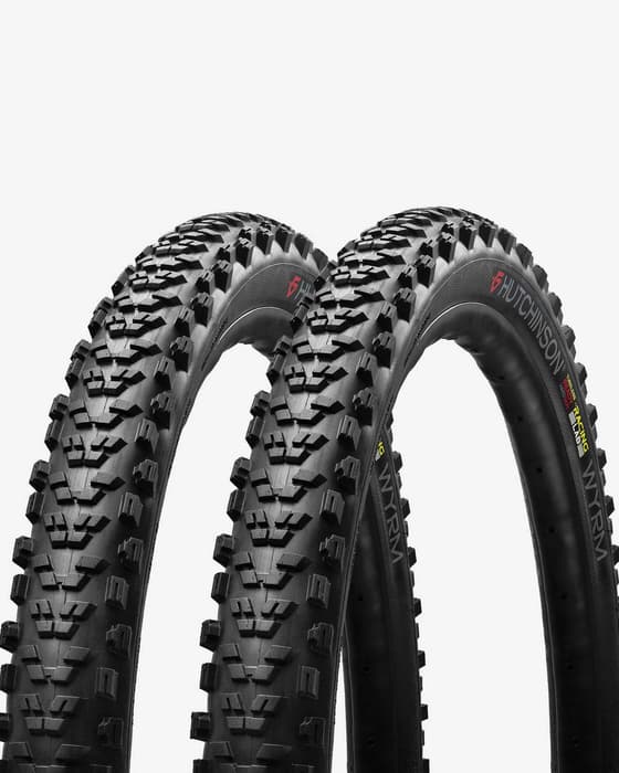 Pack cubierta Hutchinson WYRM Tubeless Ready (2 unidades) negro