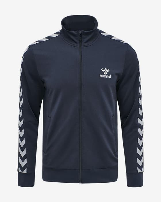 Sudadera Hummel Nathan 2.0 Full Zip azul marino
