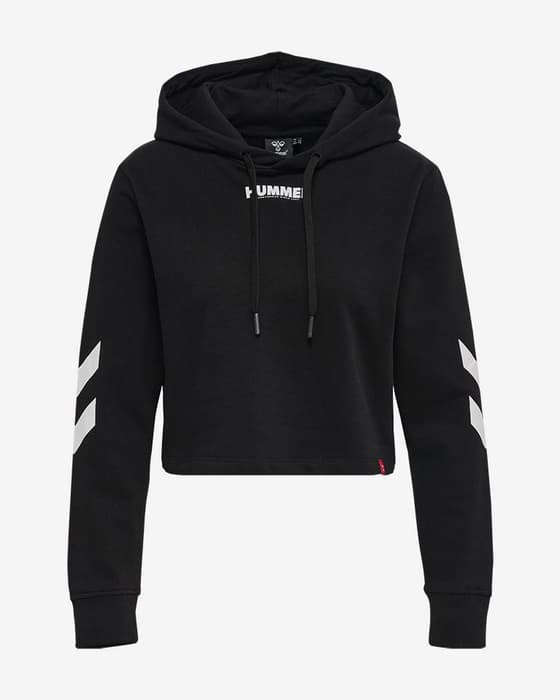 Sudadera con capucha Hummel Legacy negro mujer