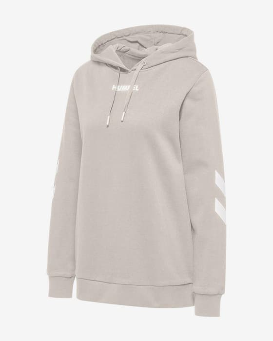Sudadera con capucha Hummel Legacy beige mujer