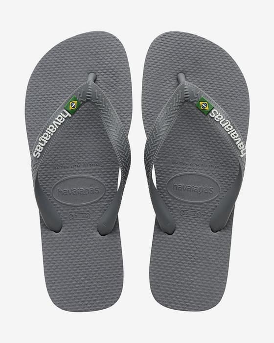 Chanclas Havaianas Brasil Logo gris