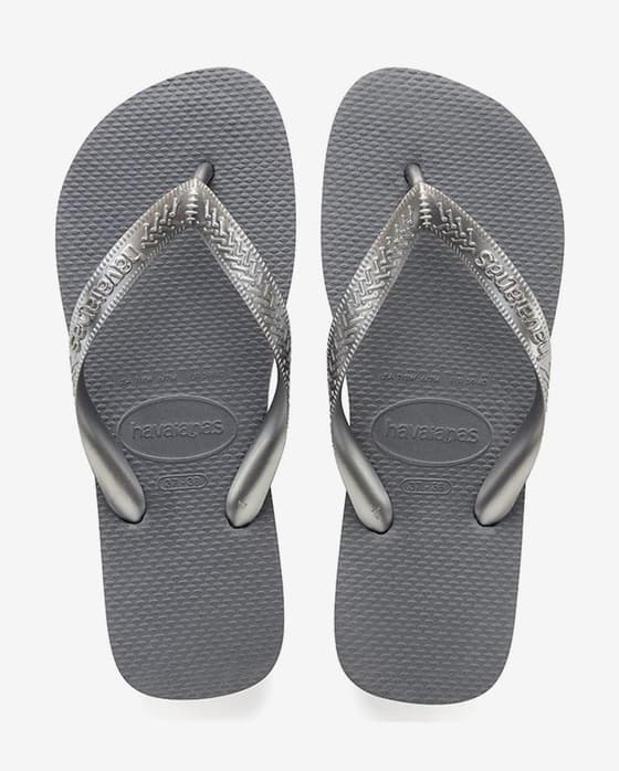 Chanclas Havaianas Top Tiras gris mujer