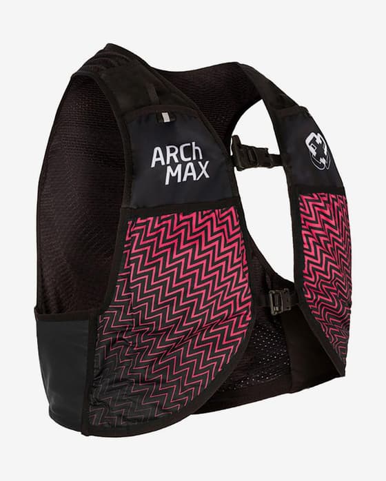 Chaleco de hidratación ARCh MAX 2.5L rojo negro