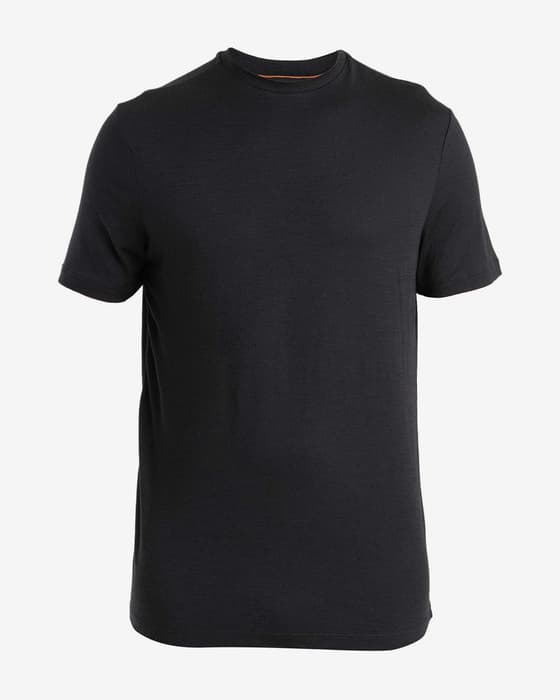 Icebreaker Merino 150 Tech Lite III short sleeve black base layer top
